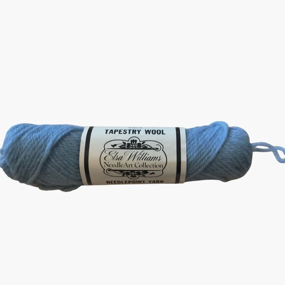 Elsa Williams Wool N524 Blue Needlepoint Yarn Tapestry 40 Yard Skein Lot 2 - Picture 2 of 4